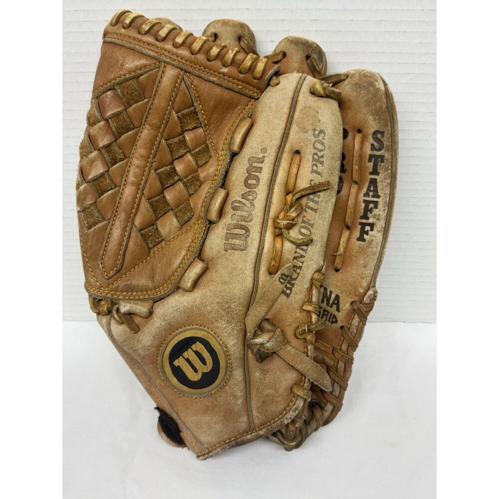WILSON Leather Left Hand Glove RHT Pro Staff Dyna Grip Baseball Softball  A2064